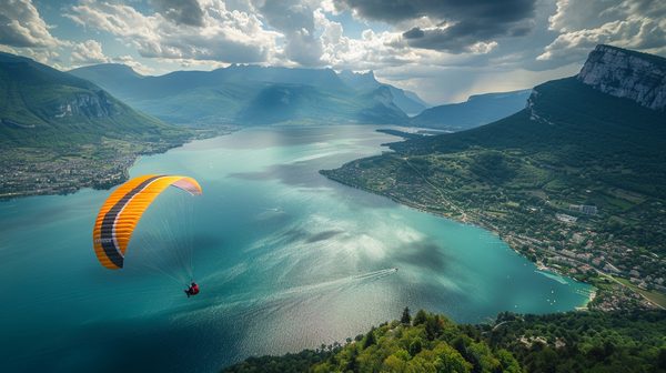 Découvrez le plaisir du parapente à annecy